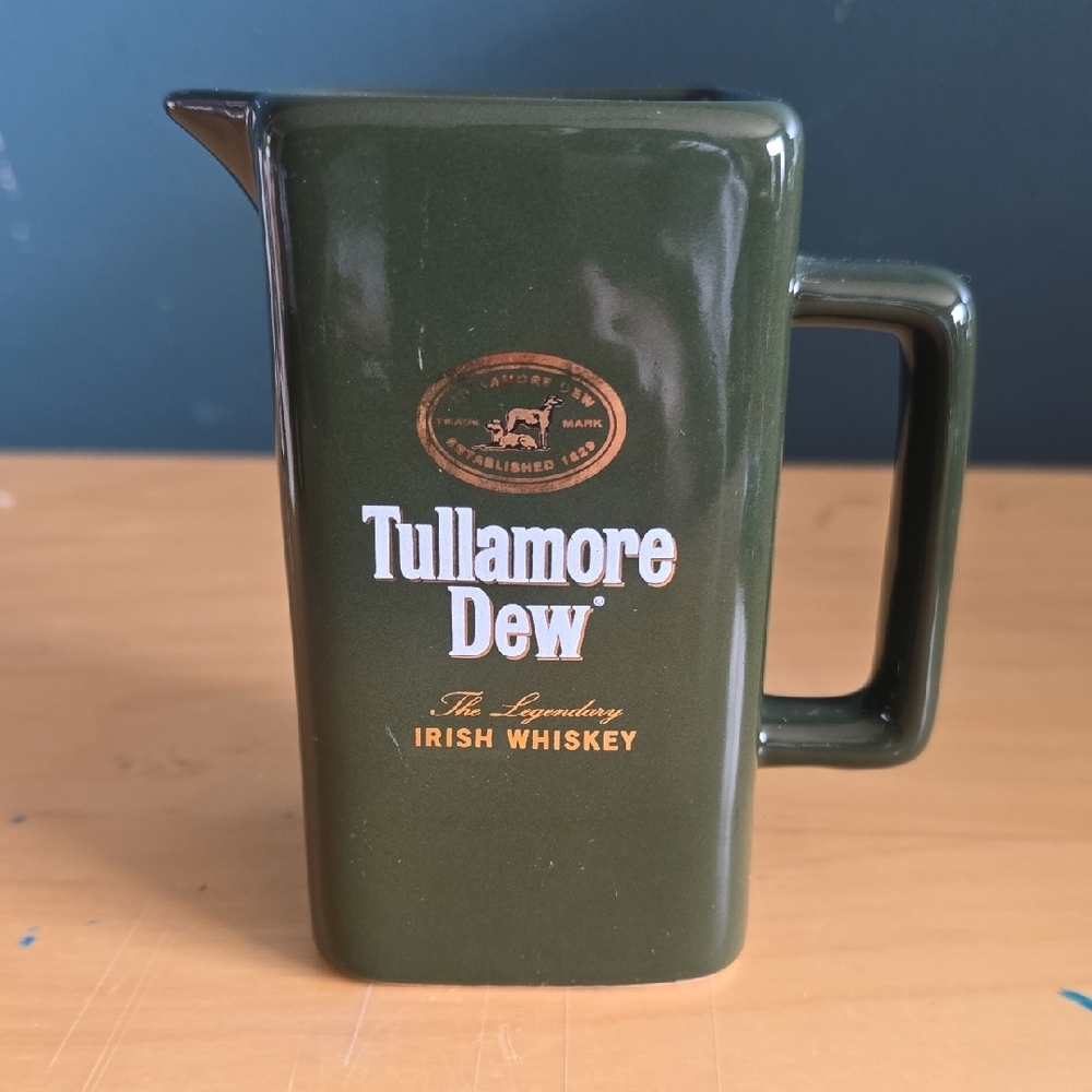 Green Ceramic Pitcher - Picture 2 of 6